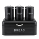 Metal Jar Set - 4 Pcs